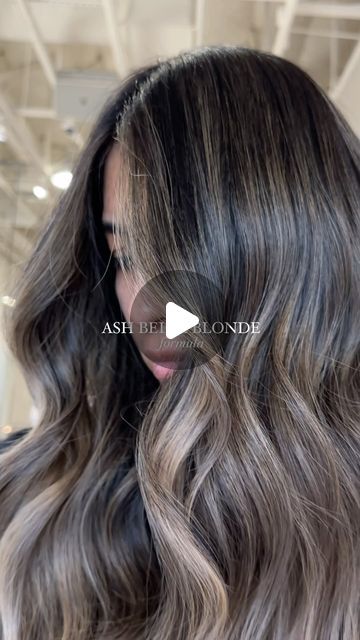 EDWINA MARIE DELA CRUZ | LAS VEGAS HAIRSTYLIST ☼ on Instagram: "ASH BEIGE BLONDE.   Ask for this color if you aren’t a big fan of golden or extremely ashy tones - it’ll give you the perfect amount of glow for summer ☀️  USING @redkenpro & @k18hair   Accepting NEW CLIENTS - Book online using link in bio ✨  _____  #lasvegashair #lasvegashairstylist #lasvegashairsalon #vegashair #lasvegasextensions #lasvegashairextensions #bellamihairpro #bellamilasvegas #lasvegasbalayage #nvhair #lasvegaslocals #hawaiihairstylist #squaresalonlv #mastersofbalayage #mobambassadors #mobteam #ittakesapro #bestofbalayage #showmethebalayage #modernsalon #redken #k18results  #behindthechair #americansalon #maneaddicts #beautylaunchpad" Ash Beige Hair Color, Black Ash Blonde Balayage, Ash Beige Blonde Balayage On Dark Hair, Black And Ash Blonde Balayage, Ash Blonde Bayalage On Black Hair, Blonde Ash Balayage, Ash Beige Hair, Asian Bayalage Hair Ash Blonde, High Contrast Highlights