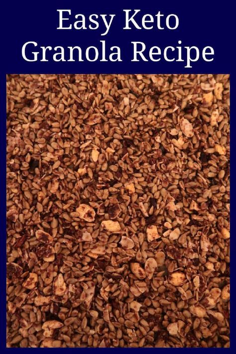 Keto Granola Recipe – The Best Easy Homemade Low Carb Chocolate Granola Cereal Clusters with the video – quick make ahead keto breakfast without eggs. Keto Granola Recipe, Budget Breakfast, Low Carb Cereal, Easy Granola Recipe, Low Carb Granola, Low Carb High Protein, Keto Granola, Chocolate Breakfast, Protein Chocolate