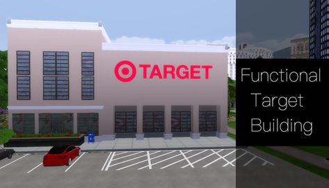 Functional Target Grocery Shell | Patreon Target Grocery, Sims 4 Expansions, Sims 4 Gameplay, Sims 4 Cc Furniture, Sims 4 Collections, Sims4 Cc, Cc Sims, Ts4 Cc, Sims 4 Clothing