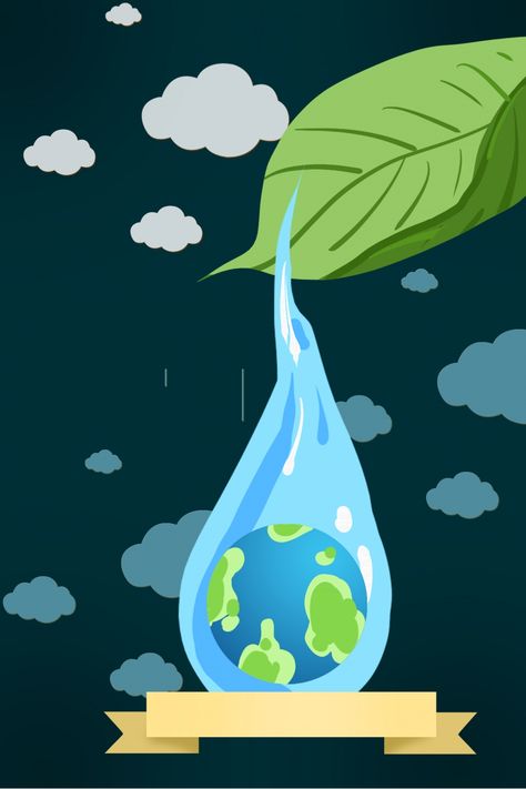 Water Conservation Protection Globe Poster Background Save Water Poster Creative Ideas, Save Water Images, Water Conservation Poster, Save Water Drawing, تلوث المياه, Save Water Poster, Earth Logo, Background Psd, Earth Poster