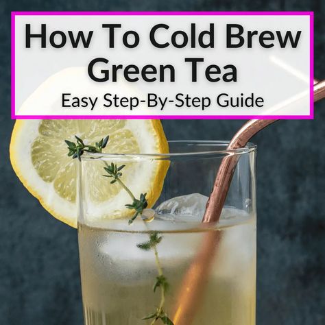 Once you know how to cold brew green tea, you'll see how easy it is. It does take much more time than hot brewing, though. But cold brewed tea has more health... Cold Green Tea, Tea Guide, Used Tea Bags, Best Green Tea, Green Tea Bags, Best Shakes, Steeped Tea, Tea Tasting, Matcha Powder