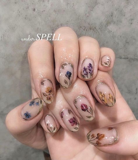 Spring Manicure, Vintage Nails, Nail Art For Beginners, Cute Spring Nails, Her Nails, Spring Nail, Funky Nails, Floral Nails, Chic Nails