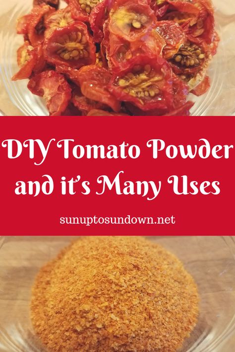 Tomato Powder From Skins, Dried Tomato Powder, How To Use Dehydrated Tomatoes, Making Tomato Powder, Tomato Peel Uses, Uses For Tomato Powder, Dehydrated Tomato Powder, Tomato Skin Powder, Recipes With Tomato Powder