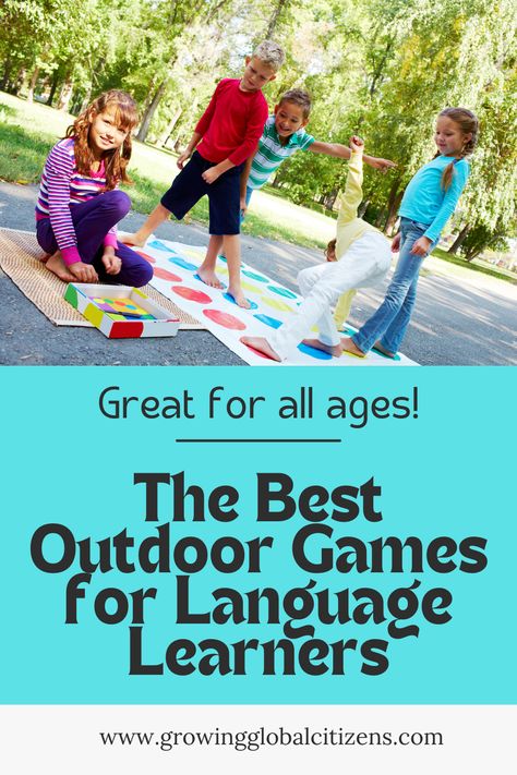 Language Games For Kids, Spanish Games For Kids, European Day Of Languages, Outside Games For Kids, Games To Play Outside, Speaking Games, Games For All Ages, World Language, Spanish Games