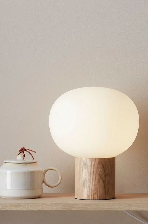 Japandi Nightstand Lamp, Japandi Table Lamp, Scandi Lamp, Furniture Moodboard, Uk Bedroom, Japandi Lamp, Scandinavian Lamp, Cozy Lights, Lamp Aesthetic