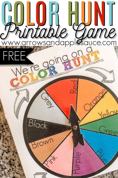 Teaching your little ones their colors is fun and easy with these printable games. Enjoy a paint splash themed matching game and a free color hunt wheel! #learningcolors #preschool #colorwheel #colorhunt #paintsplash #homeschool Color Scavenger Hunt Printable Free, Color Scavenger Hunt, Car Activity, Color Hunt, Road Trip Activities, Mom Encouragement, Preschool Colors, Teaching Colors, Homeschool Schedule