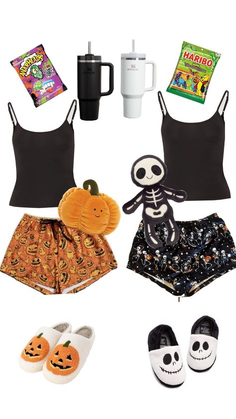 Haloween sleepover October Sleepover, Christmas Sleepover Ideas For Teens, Halloween Sleepover Ideas, Fall Sleepover, Girlfriend Outfits, Sleepover Outfit, Christmas Sleepover, Fun Sleepover Games, Halloween Sleepover