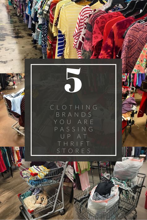 Thrift Reselling, What To Look For At Thrift Stores, Brands To Look For At Thrift Stores, Good Clothing Brands, Reselling Clothes, Vintage Brand Clothing, Resale Clothing, Best Clothing Brands, Classic Wardrobe Essentials