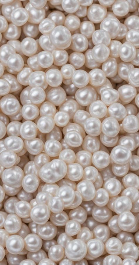 Pearls Aesthetic Wallpaper, Bead Wallpaper, Pearls Aesthetic, Chanel Wedding, Pr Ideas, Pearl Aesthetic, Baby Pearls, Story Highlights, Cute Backgrounds