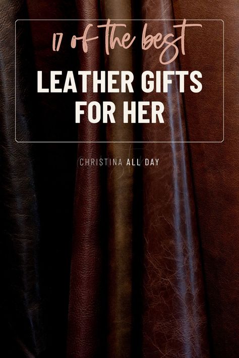 Fun fact: Leather is the traditional third-anniversary gift for spouses and couples. So if you’re celebrating an anniversary, then I think you’ll find a great gift here for the special occasion. Leather Gift Ideas, Office Organization Tips, Leather Gifts For Her, Bedroom Decor For Small Rooms, Anniversary Gifts For Her, Leather Anniversary Gift, Third Anniversary, Leather Journal Notebook, Leather Anniversary