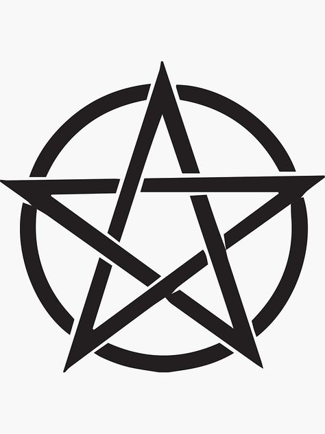 "Pentagram" Sticker by creepyjoe | Redbubble Born A Witch, Spells For Beginners, Magic Spells, Birthday Cards Diy, A Witch, Infiniti Logo, Book Reviews, Graffiti Art, Diy Cards