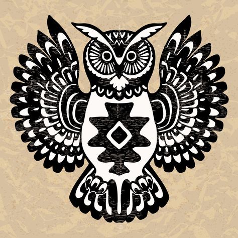 totem animal tarot spread owl Native American Animals, Indian Symbols, Native American Horses, Animal Spirit Guide, Indian Horses, Totem Animal, Owl Vector, Owl Logo, American Illustration