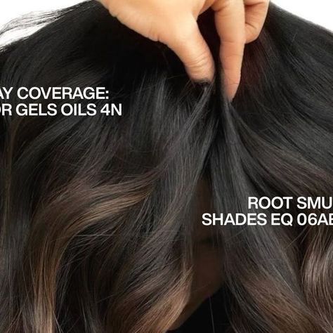 Redken on Instagram: "Color Gels Oils 💛 and Shades EQ 🩷 perfection on this warm balayage. @live_love_dohair shares why "this appointment was for sure the best one yet." 1️⃣ "Believe it or not, she has a lot of resistant grays and the retouch formula covered them flawlessly. I can’t stop talking about how much I love Redken Color Gels Oils." 2️⃣ "The gloss formula we used on her was stunning. It has become a staple for me and I am obsessed!" Give this brunette creation some love in the comments, and let us know your questions about Color Gels Oils, the liquid permanent color that is ammonia-free and contains 2% apricot oil for smoother hair. 💛" Redken Permanent Hair Color Formulas, Redken Color Gels, Warm Balayage, Redken Shades, Redken Color, Hair Color Formulas, Redken Shades Eq, Hair 2024, Apricot Oil