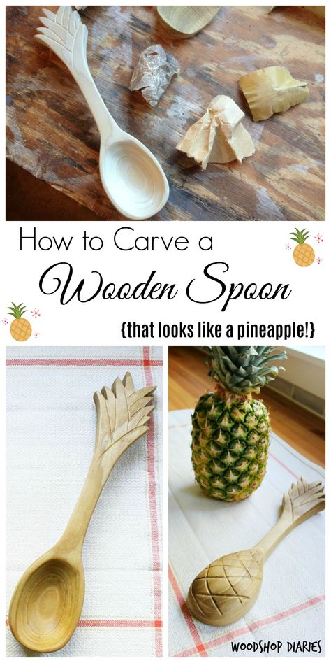 Carved Pineapple, Wood Furniture Plans, Wood Projects For Beginners, Spoon Carving, Reclaimed Wood Projects, Pineapple Decor, Wood Working Gifts, Reclaimed Wood Furniture, Carving Ideas