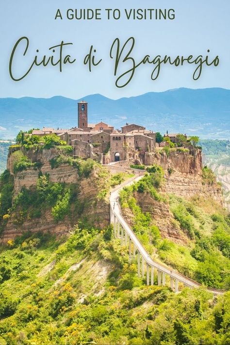 Are you looking for one of the best day trips from Rome? Head to Civita di Bagnoregio! Located in the heart of the Tuscia region, this is one of the most charming small towns in Italy. Read this post for everything you need to know about Civita di Bagnoregio, Italy | via @strictlyrome Towns In Italy, Greek Travel, Day Trips From Rome, Tuscany Travel, Standing In Line, Mediterranean Cruise, Visit Italy, The Best Day, Umbria