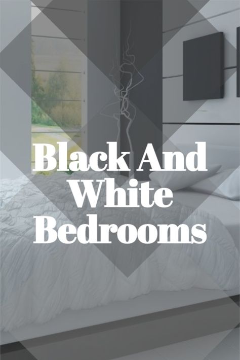 Black and white is a trendy color scheme for any room in your home. The mixture of dark and light accents can create a feeling of clean space. Black and white is an ideal combination for a master bedroom and can be a fun decor choice for a teen's room. Black And White Bedroom Ideas Modern, Modern Couple Bedroom, Black And White Bedroom Ideas For Teens, Black And White Bedroom Ideas Cozy, Preppy White And Black Bedding, Black And White Bed Aesthetics, Whitecwall Black Bed, Black And White Bedrooms, Black And White Bedroom Beds & Frames