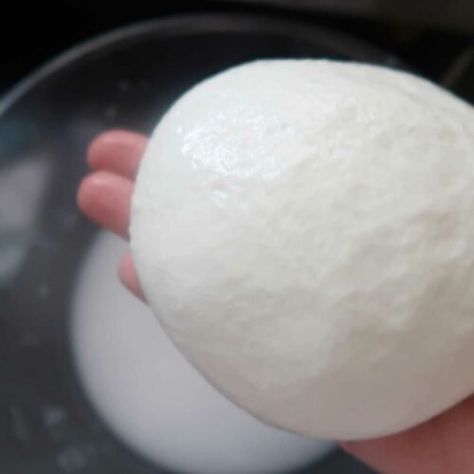 Homemade Mozzarella Cheese with 2 Ingredients - Countertop Pizza Oven Home Made Mozzarella, Make Fresh Mozzarella, Fresh Cheese Recipe, Nut Free Breakfast, Neapolitan Pizza Dough Recipe, Make Mozzarella Cheese, Homemade Mozzarella Cheese, Homemade Mozzarella, Cooking Decorating