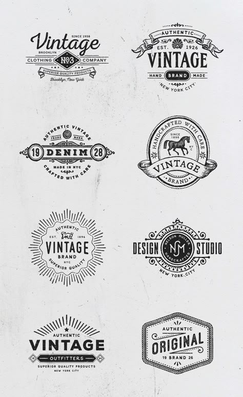 Typographie Logo, Logo Design Inspiration Vintage, Logos Retro, Retro Logo Design, Inspiration Logo Design, Vintage Logos, Logo Creator, Logo Retro, Create Logo