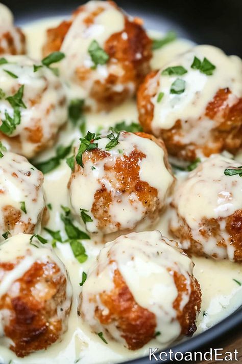 Carnivore Turkey Meatballs With Sauce - Carnivore Recipe Turkey Meatballs With Sauce, Carnivore Meatballs, Meatballs With Sauce, Caveman Diet Recipes, Ricotta Meatballs, Carnivore Recipes, The Carnivore Diet, Thanksgiving Food Sides, Beef Jerky Recipes