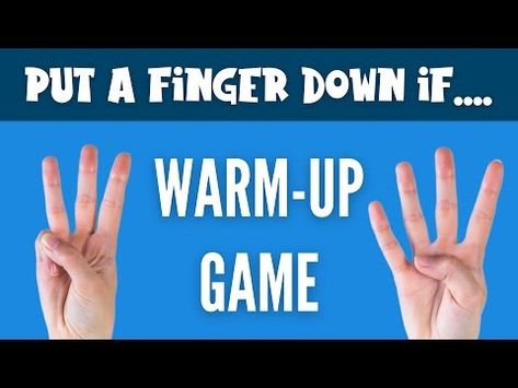 Put A Finger Down Game | Fun Ice Breaker Game - YouTube Ice Breaking Games, Games For Teaching English, Esl Board Games, Powerpoint Game Templates, Ice Breaker Game, Ice Breaking, Warm Up Games, Free Time Activities, Esl Games