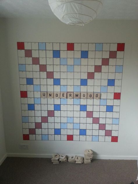 Giant Scrabble Board, Giant Scrabble, School Library Decor, Scrabble Board, Manic Monday, Library Decor, Classroom Design, School Library, Literacy