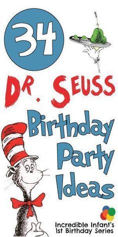 Dr Seuss 1st Birthday, Dr Seuss Birthday Party Ideas, Doctor Suess Birthday, Dr Suess Birthday, Cat In The Hat Birthday, Dr Seuss Party Ideas, Hat Birthday Party, Cat In The Hat Party, Ham Breakfast