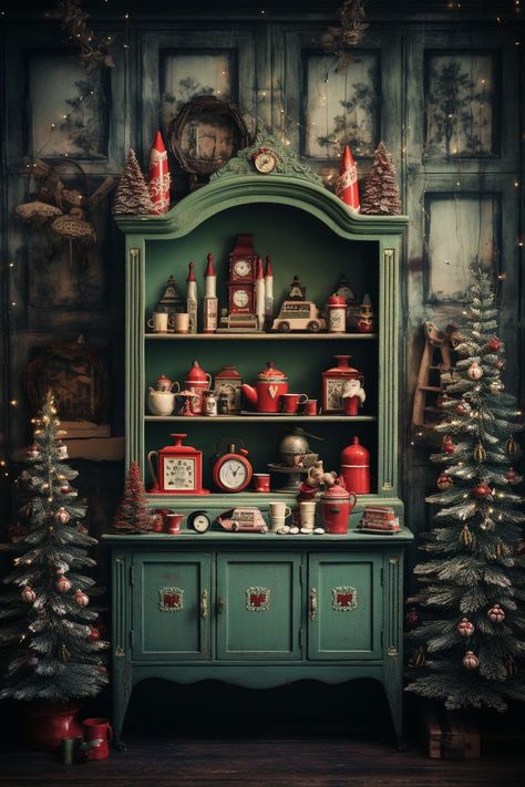 christmas decorations living room Christmas Vibes Aesthetic, Vintage Santa Art, Decorations Living Room, Cozy Christmas Living Room, Christmas Reading, Christmas Window Display, Santa Crafts, Christmas Decorations Living Room, Christmas Living Rooms