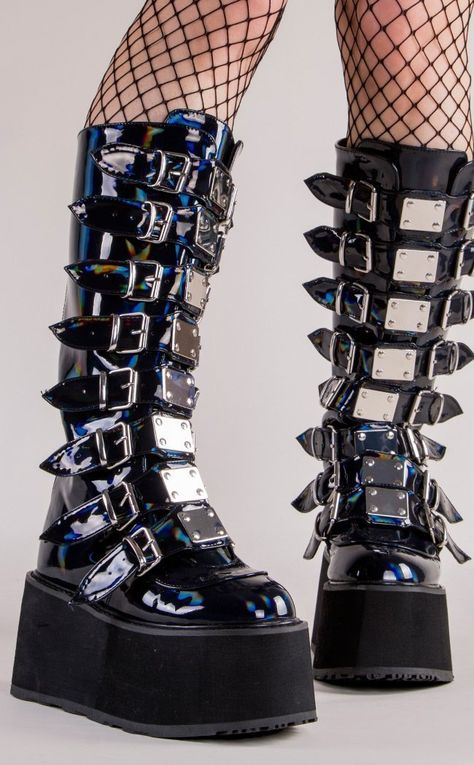 Demonia boots aesthetic