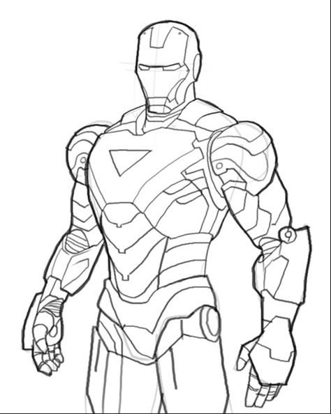 Drawing ideas Iron Man Drawing Easy, Iron Man Coloring, Iron Man Drawing, Avengers Coloring Pages, Superhero Coloring Pages, Avengers Coloring, Marvel Coloring, Superhero Coloring, Boy Coloring