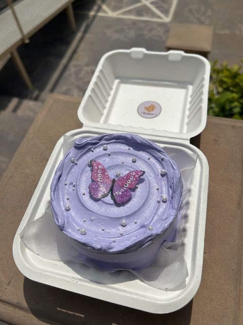 Butterfly Bento Cake, Bento Cake, Butterfly Cakes, Just Cakes, Blue Butterfly, Cake, Quick Saves