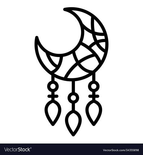 Dream Catcher Logo Design, Dream Catcher Outline, Dream Catcher Logo, Sleep Logo, Sagittarius Wallpaper, Dream Catcher Vector, Vinyl Ideas, Future Tattoos, Vector Icons