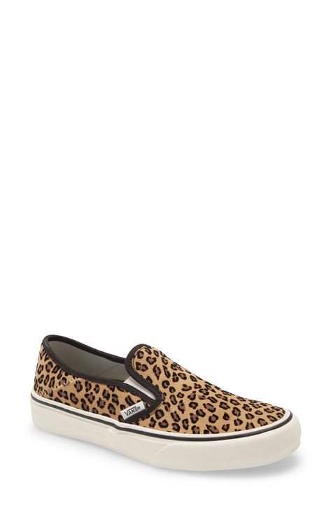 Vans Mini Leopard Slip-On Sneaker available at #Nordstrom Vans Leopard, Leopard Slip On Sneakers, Vans Slides, Women's Vans, Vans Shop, Unisex Shoes, Fabulous Shoes, Vans Sneakers, Slide In