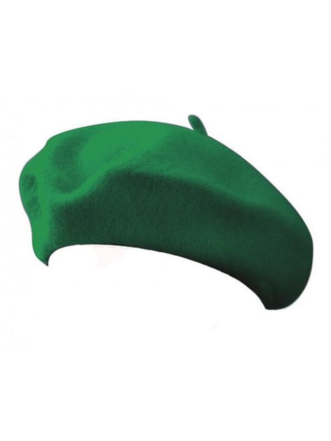 Beret Aesthetic, Beret Outfit, Accessories Png, Winter Beret, Hat French, French Hat, Beret Hats, Green French, Wool Hats