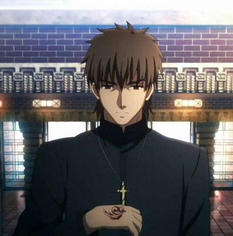 Kotomine Kirei fate zero - Google Search Kirei Kotomine, Fate Zero Kiritsugu, Kotomine Kirei, Type Moon Anime, Fate Characters, Shirou Emiya, Fate Anime Series, Fate Zero, Type Moon