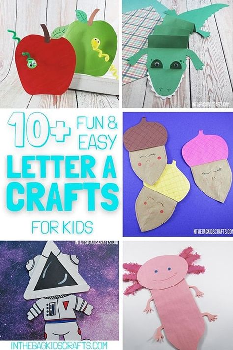 Letter A crafts The Letter A Crafts Preschool, A Letter Activities For Preschool, Abc Art For Toddlers, Preschool Crafts Letter A, Preschool Letter A Crafts, Letter A Crafts For Toddlers, A Crafts For Preschool, Letter A Crafts For Preschoolers, Letter A Crafts For Preschool