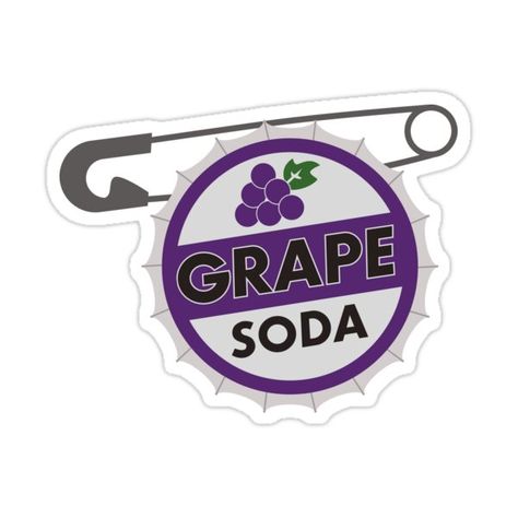 Decorate laptops, Hydro Flasks, cars and more with removable kiss-cut, vinyl decal stickers. Glossy, matte, and transparent options in various sizes. Super durable and water-resistant. Design of Ellie and Carl's Grape Soda badge from Up. Up Movie Grape Soda Pin, Pixar Birthday, Up Carl Y Ellie, Safety Pin Jewelry Patterns, Grape Soda Pin, Rhinestone Ideas, Soda Labels, Up 2009, Safety Pin Jewelry