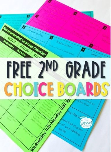 Are you in need of at home learning options for your 2nd grade students? I am sharing my schedule (editable) and choice boards for ELA, math, word work and Science/Social studies. You can edit the schedule and choice boards. I have also included recording sheet to go with activities where applicable. I hope this can help you during this challenging time.Each board includes a variety of online and pencil/paper activities (8 activities on each board). There are recording sheets included but studen Learning Schedule, Math Choice Boards, Paper Activities, Digital Lesson Plans, Second Grade Writing, Teaching Second Grade, Fun Math Activities, Choice Boards, Classroom Freebies