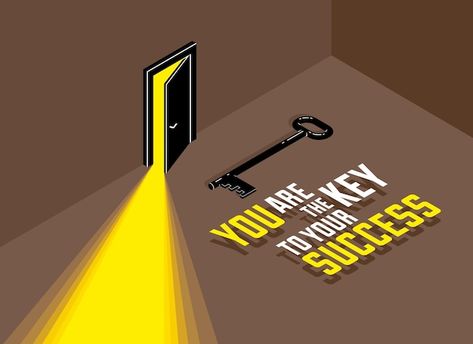 Path To Success Illustration, Door Illustration Design, Door Open Illustration, Door Graphic Design, Half Open Door, Door Illustration, India Poster, Evil Eye Art, Door Poster