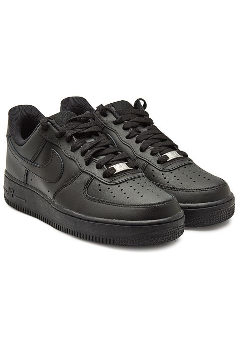 Air Force 1 Noir, Nike Air Force Black, Nike Air Force High, School Skirts, Airforce 1s, Nike Air Force 1 Outfit, Nike Leather, Air Force Shoes, Nike Shoes Air Force