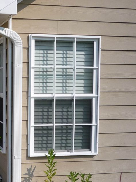 Security Windows Atlanta | Burglar Bars | Ornamental Security Burglar Proof Window Designs, Security Windows, Window Security Bars, Iron Window Grill, Window Structure, Modern Window Grill, House Security, Burglar Bars, Window Safety