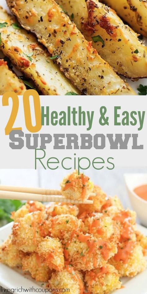 Easy Superbowl Recipes, Super Bowl Food Easy, Superbowl Recipes, Easy Super Bowl, Super Bowl Food Healthy, Super Bowl Recipes, Healthy Superbowl, Healthy Superbowl Snacks, Bowl Party Food