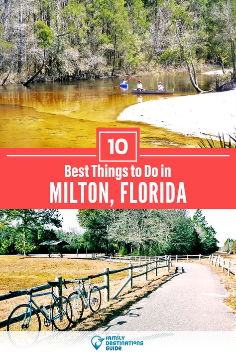 Want to see the most incredible things to do in Milton, FL? We’re FamilyDestinationsGuide, and we’re here to help: From unique activities to the coolest spots to check out, discover the BEST things to do in Milton, Florida - so you get memories that last a lifetime! #milton #miltonthingstodo #miltonactivities #miltonplacestogo Places To Visit In Florida, Things To Do In Florida, Milton Florida, Miami Trip, Travel Florida, Florida Travel Guide, Florida Adventures, Miami Travel, Hollywood Florida