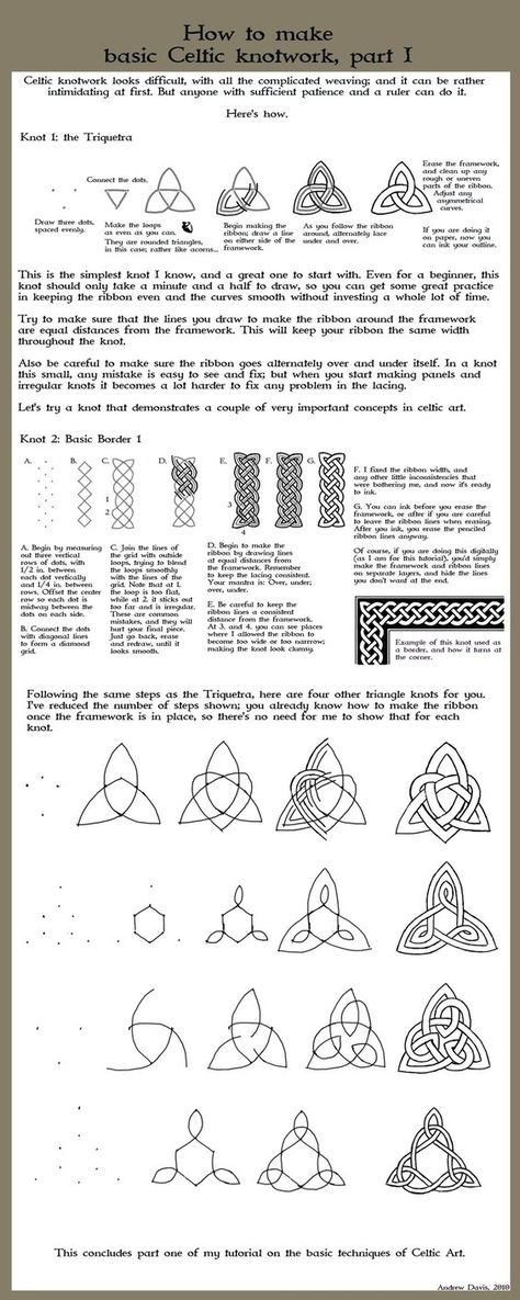 Celtic Tutorial 1 by Dweran on DeviantArt Celtic Pictures, Celtic Knot Tutorial, Headstone Designs, Celtic Patterns, Celtic Knotwork, Celtic Knots, Tangle Patterns, Celtic Symbols, Celtic Art