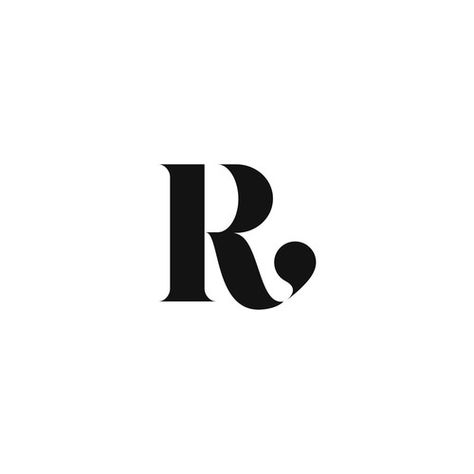 R In Different Fonts, The Letter R Design, R Typography Logo, Logo With R, Letter R Fonts, R Design Letter, R Logo Design Ideas, R Logo Design Letter, Double R Logo