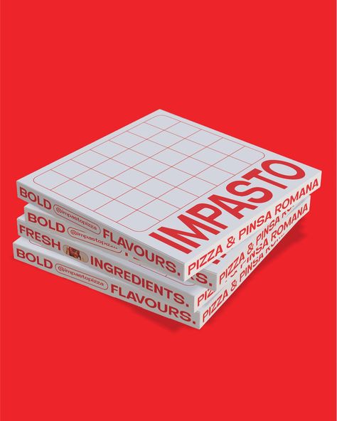 Impasto pizza pt. 2 // Brand identity for the Italian pizza place IMPASTO that serves roman style pizza and pinsa. Fresh, modern and bold🇮🇹💫 Brief by @designerbriefs #dbimpasto #designerbriefs #graphicdesign #designing #brandingdesign #pizzadesign #packagingdesign #designbrief #visualdesigns #branding #designchallenge Roman Style Pizza, Impasto Pizza, Pizza Design, Roman Style, Pizza Place, Italian Pizza, Roman Fashion, Design Challenges, Brand Identity