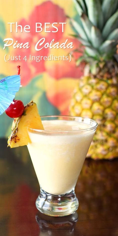 Piña Colada Recipe Alcohol, Dairy Free Pina Colada, Piña Colada Recipe, Vegan Cocktails, Virgin Pina Colada, Gold Rum, Pina Colada Recipe, Vegan Drinks, Fancy Drinks