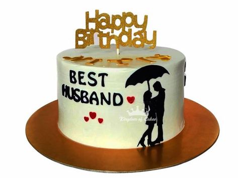 Semi Fondant Hubby Birthday Cake Design Birthday Cake For Hubby Ideas, Hubby Birthday Cake Designs, Cake Designs For Husband, Cake Designs For Husband Birthday, Hubby Birthday Cake, Best Cake Designs, Latest Cake Design, Latest Birthday Cake, Romantic Cake