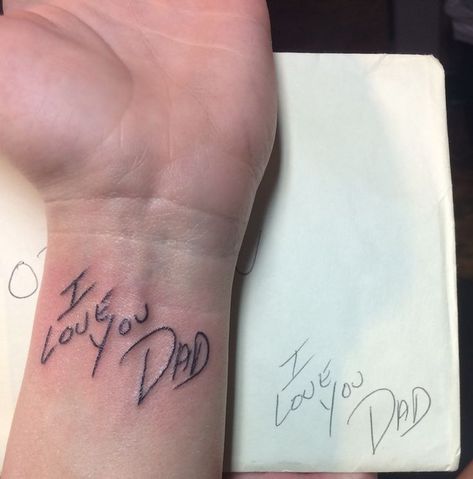 In Memory Wrist Tattoos, Tribute Tattoos In Memory Of Dad, Memory Tattoos For Dad, Dad Memorial Tattoo Daughters, In Memory Of Dad Tattoo Daughters, Rip Dad Tattoos For Daughters, Memorable Tattoos, Dad Tattoos For Daughter