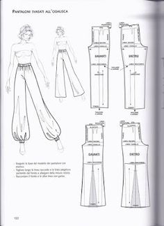 Pola Rok, Trousers Pattern, Sewing Pants, Jacket Pattern Sewing, Pants Sewing Pattern, Sewing Design, Diy Sewing Clothes, Pattern Drafting, Clothes Sewing Patterns