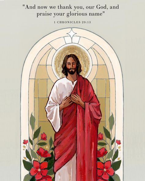 Happy Thanksgiving!! 🫶🏼 I am beyond grateful for so many things, but most of all, Him. Here are some of my favorite scriptures and quotes about gratitude. I hope you all have the most beautiful day! Paintings are titled: 1. ‘His Strength Is In The Skies’ 2. ‘There Is Comfort In Him’ 3. ‘O Come, O Come, Emmanuel’ 4. ‘All My Joy, All My Pain’ 5. ‘He Is There In The Joy’ 6. ‘The Good, Unwavering Shepherd’ 7. ‘Consider The Birds In The Sky’ 8. ‘Consider The Heavens’ 9. ‘Faith Like Unto A Mustar... The First Vision Art, O Come O Come Emmanuel Wallpaper, Christ Christmas Art, Christian Christmas Painting, Jesus Stained Glass Art, Christian Murals, Christian Christmas Art, Christian Art Work, Lds Aesthetic
